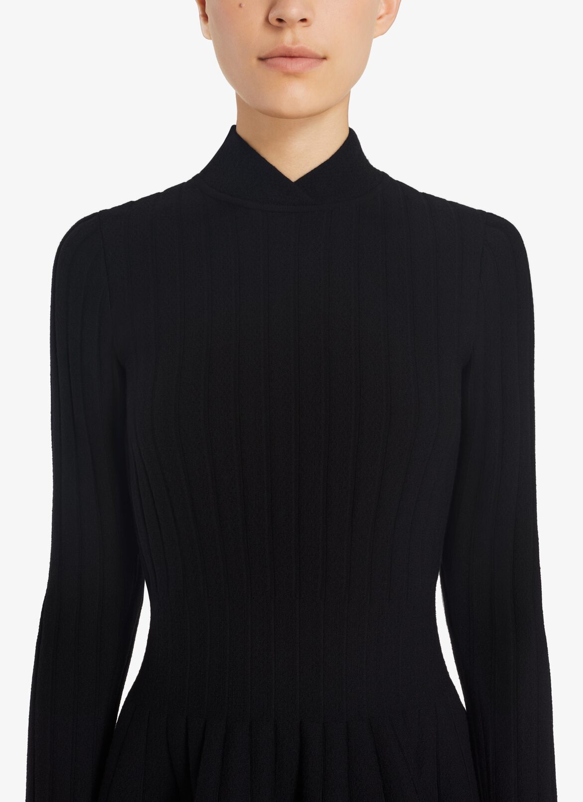 Black skater dress ALAÏA BLACK BLACK SKATER DRESS